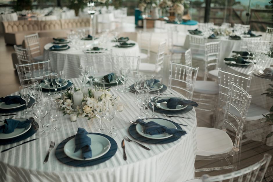 Luxury wedding table setting